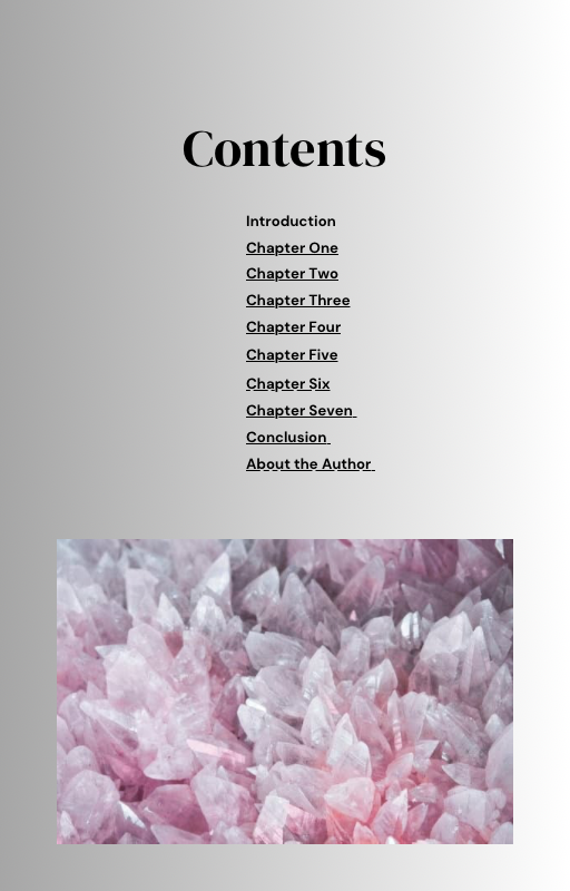 E-BOOK! Beginners guide to crystals and their uses from the Prettiest Planet.