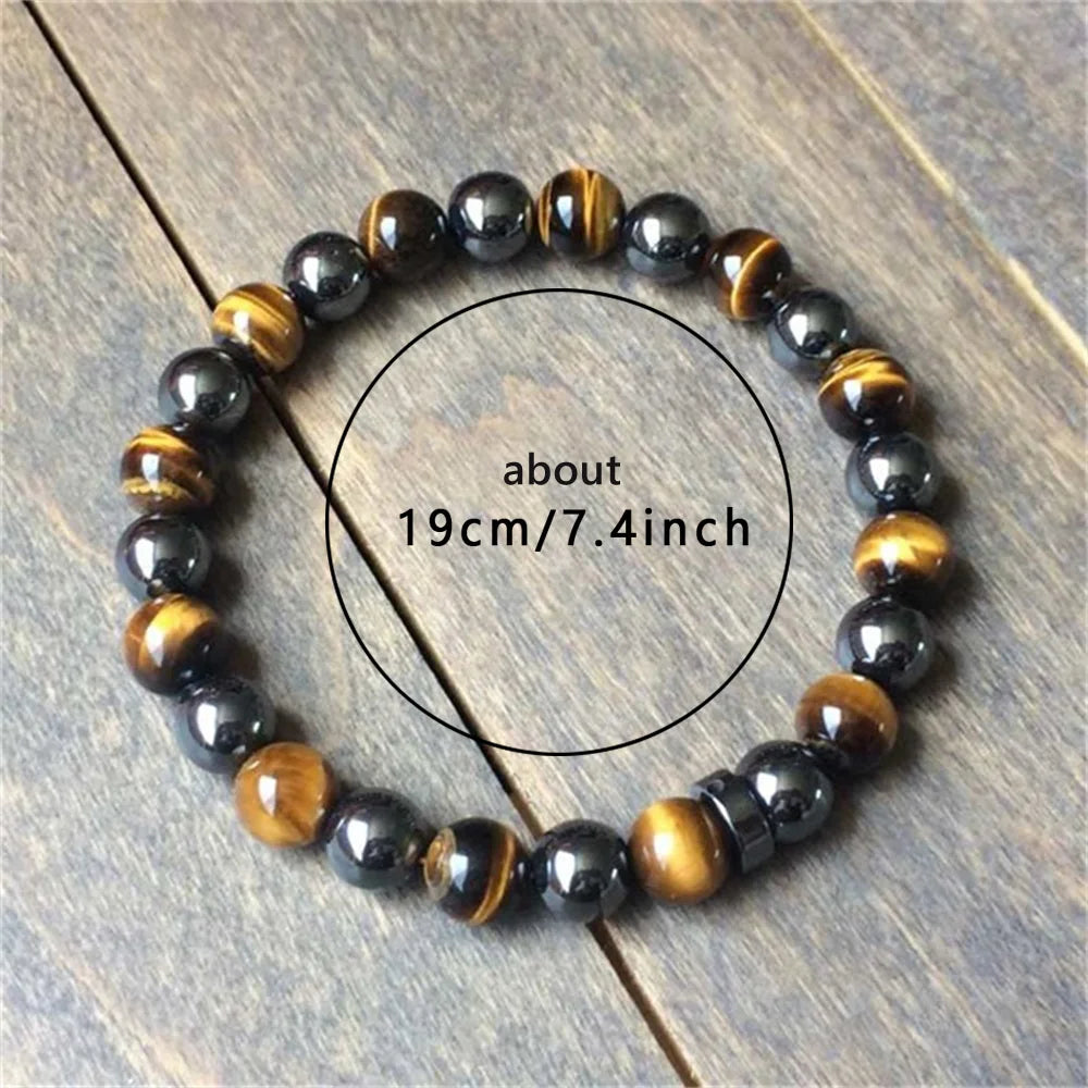 triple protection bracelet for women men magnetic health arthritis pain crystals jewelry get well soon gifts grandparents day