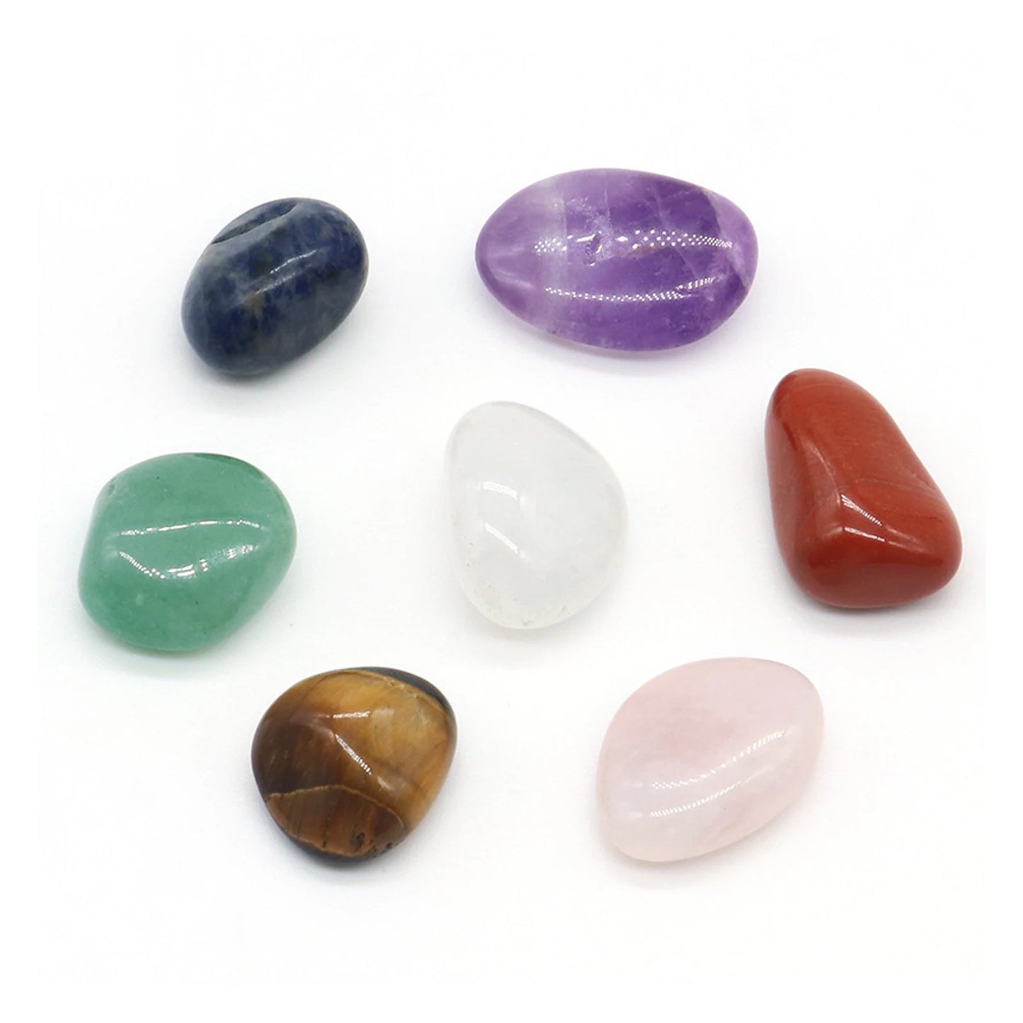 7 Healing Crystals and Healing Stones, Gemstones and Crystals for Beginners, Chakra Stones and Crystals Set, Crystal Kit